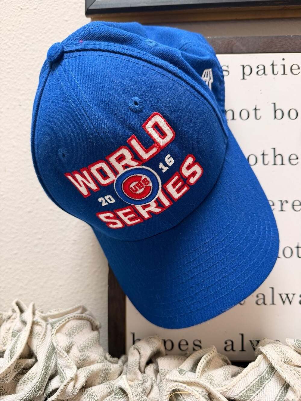 Chicago Cubs 2016 World Series Champions New Era 9FORTY Adjustable Baseball Cap